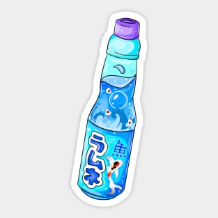 Koi fish ramune Sticker